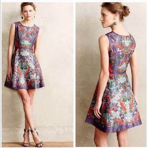 $278 Anthropologie Pankaj Nidhi Octave Dress